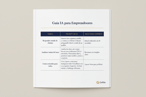 Guía IA para Emprendedores — Automatizá con Prompts - Goltia Comunidad Digital